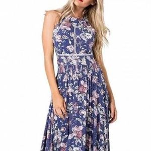 Showpo Halter Open back maxi dress